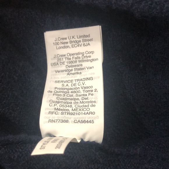 Madewell Kent Colorblock Coziest Sweater tan/blue - Picture 13 of 16